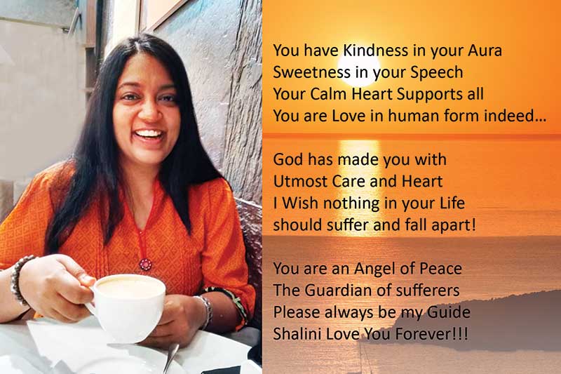 gifted poem to shalini